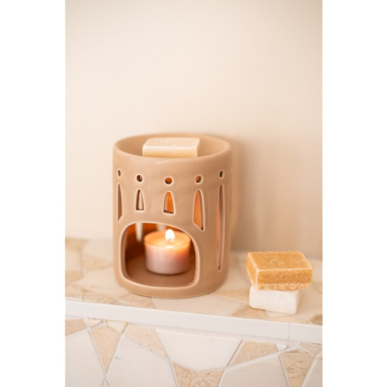 Wax & Oil Burner Pelle Taupe