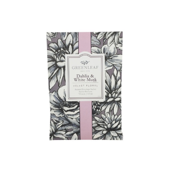 Greenleaf Dahlia & White Musk Large Sachet