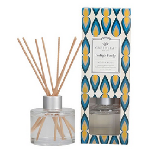 Greenleaf Indigo Suede Signature Reed Diffuser