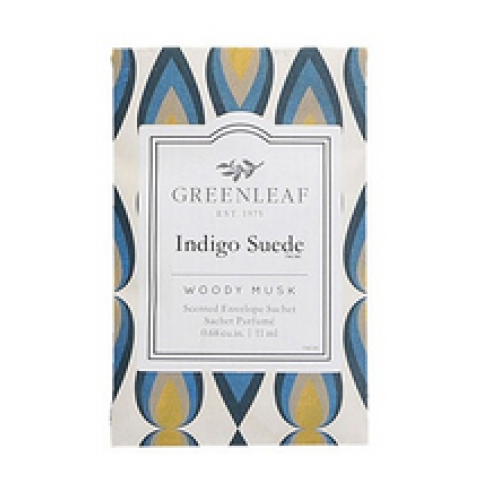 Greenleaf Indigo Suede Small Sachet