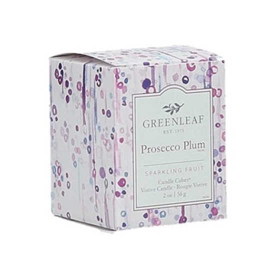 Greenleaf Prosecco Plum Votive Candle