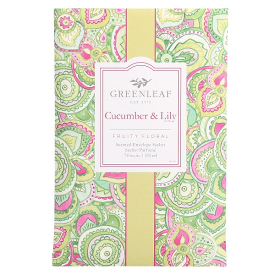 Greenleaf Cucumber & Lily Large Sachet