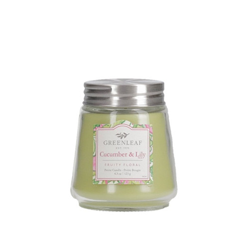 Greenleaf Cucumber & Lily Petite Candle