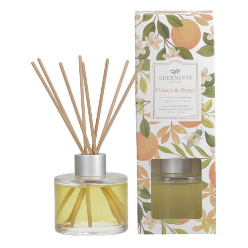 Greenleaf Orange & Honey Signature Reed Diffuser