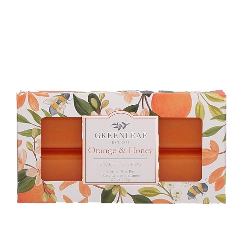 Greenleaf Orange & Honey Wax Bar