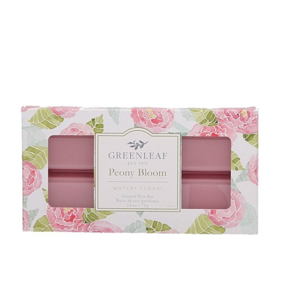 Greenleaf Peony Bloom Wax Bar