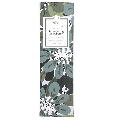 Greenleaf Shimmering Snowberry Slim Sachet