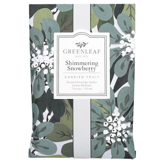 Greenleaf Shimmering Snowberry Large Sachet