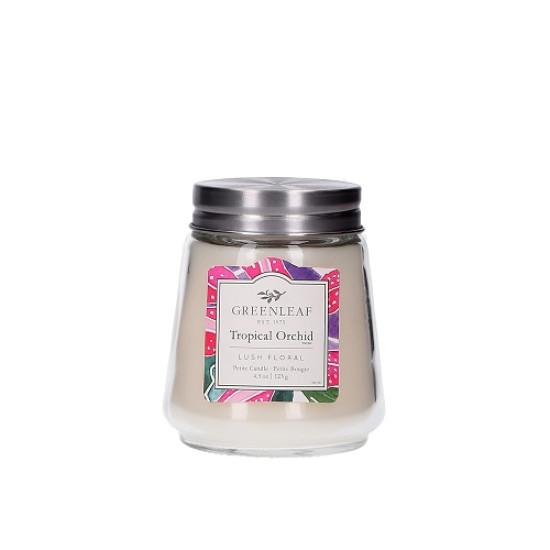 Greenleaf Tropical Orchid Petite Candle